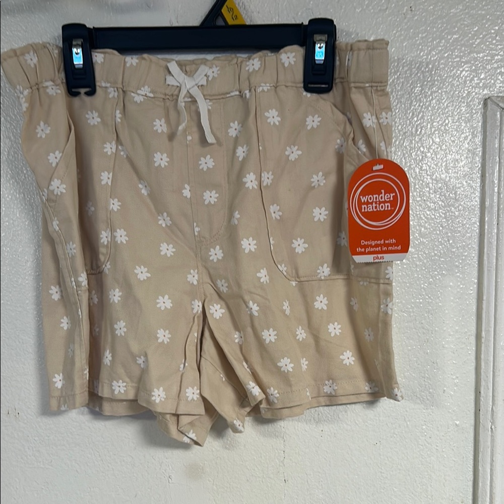 Wonder Nation Tan High Waist Shorts